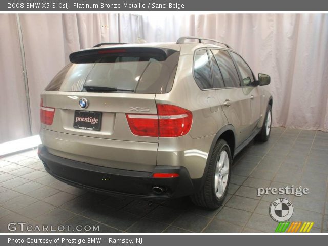 2008 BMW X5 3.0si in Platinum Bronze Metallic