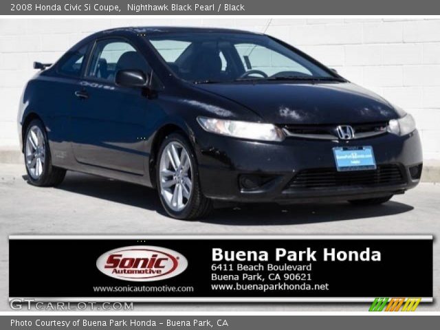 2008 Honda Civic Si Coupe in Nighthawk Black Pearl