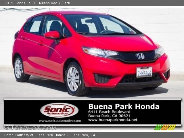 2015 Honda Fit LX in Milano Red