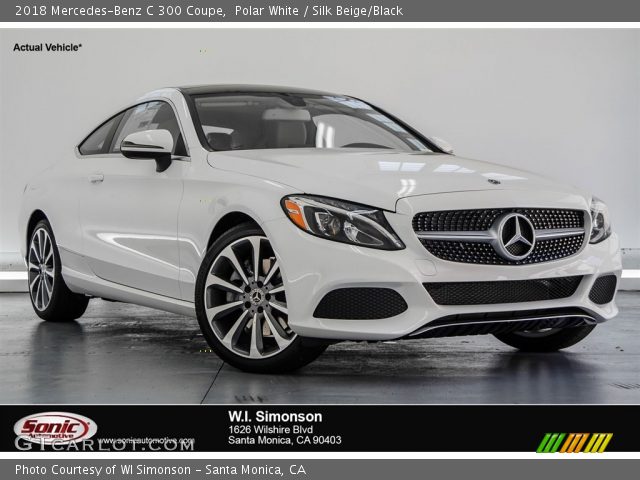 2018 Mercedes-Benz C 300 Coupe in Polar White
