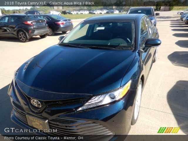 2018 Toyota Camry XLE in Galactic Aqua Mica