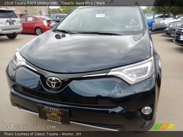2018 Toyota RAV4 Limited AWD in Galactic Aqua Mica