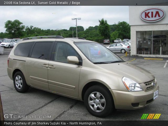 2008 Kia Sedona LX in Sunset Gold Metallic