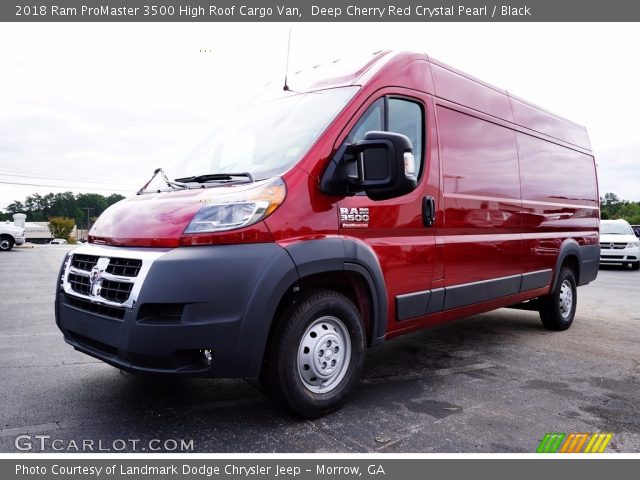 Deep Cherry Red Crystal Pearl 2018 Ram Promaster 3500 High