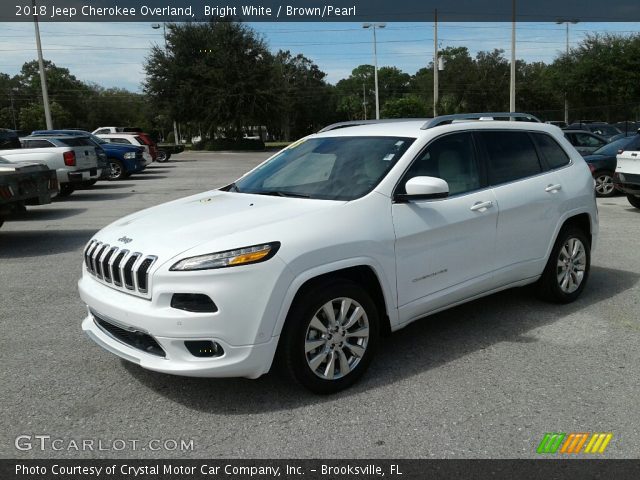 2018 Jeep Cherokee Overland in Bright White