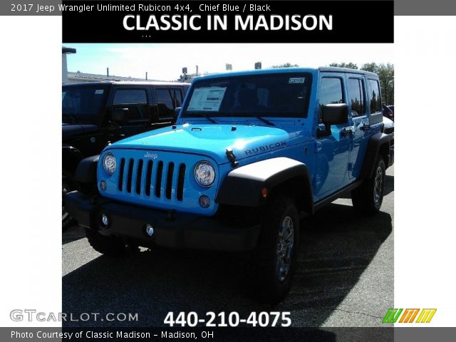 2017 Jeep Wrangler Unlimited Rubicon 4x4 in Chief Blue