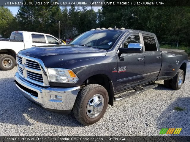 2014 Ram 3500 Big Horn Crew Cab 4x4 Dually in Granite Crystal Metallic