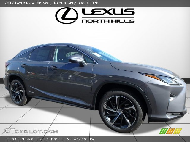2017 Lexus RX 450h AWD in Nebula Gray Pearl