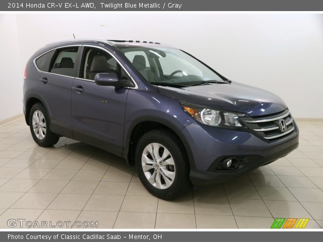 2014 Honda CR-V EX-L AWD in Twilight Blue Metallic