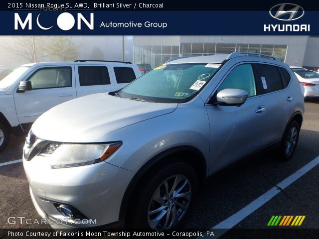 2015 Nissan Rogue SL AWD in Brilliant Silver