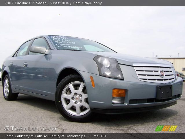 2007 Cadillac CTS Sedan in Sunset Blue