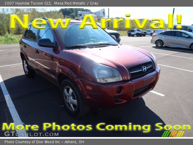 2007 Hyundai Tucson GLS in Mesa Red Metallic