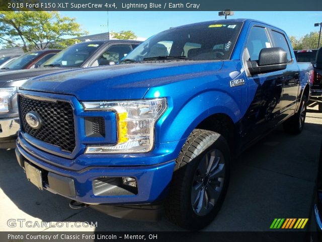 2018 Ford F150 XLT SuperCrew 4x4 in Lightning Blue