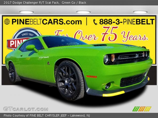 2017 Dodge Challenger R/T Scat Pack in Green Go