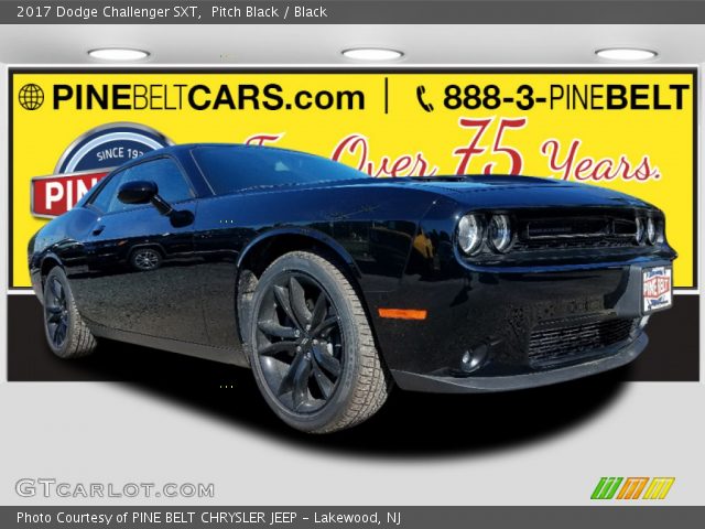 2017 Dodge Challenger SXT in Pitch Black
