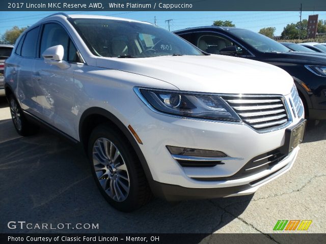 2017 Lincoln MKC Reserve AWD in White Platinum