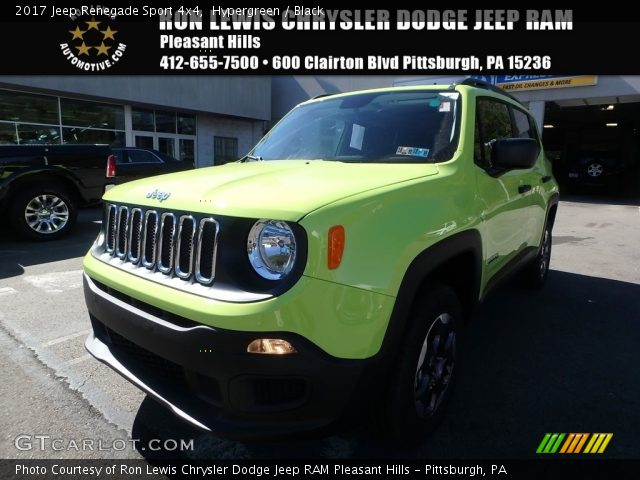 2017 Jeep Renegade Sport 4x4 in Hypergreen