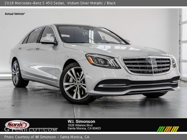 2018 Mercedes-Benz S 450 Sedan in Iridium Silver Metallic