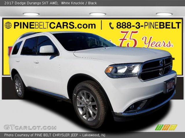 2017 Dodge Durango SXT AWD in White Knuckle