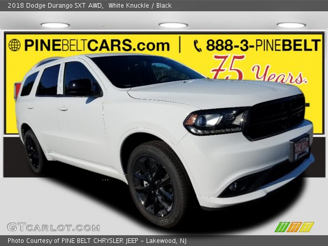 2018 Dodge Durango SXT AWD in White Knuckle