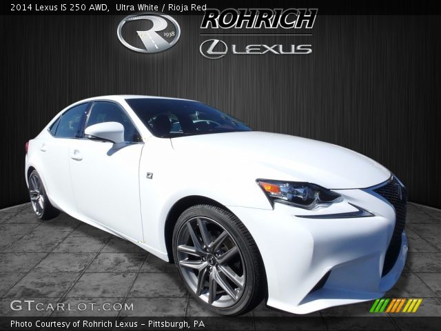 2014 Lexus IS 250 AWD in Ultra White