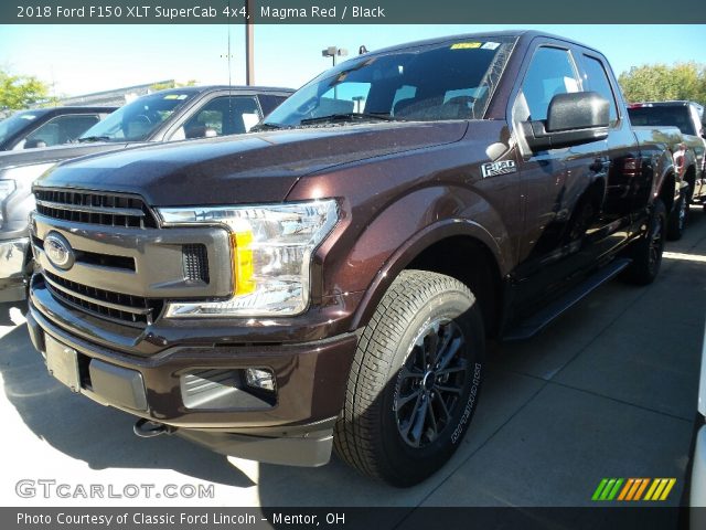 2018 Ford F150 XLT SuperCab 4x4 in Magma Red