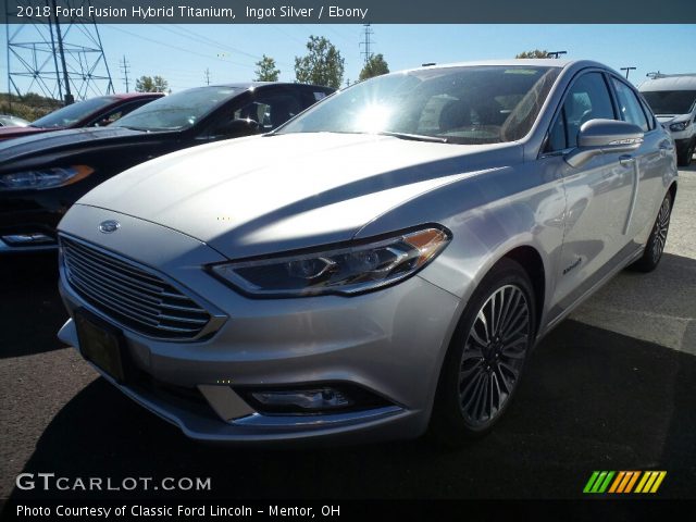 2018 Ford Fusion Hybrid Titanium in Ingot Silver