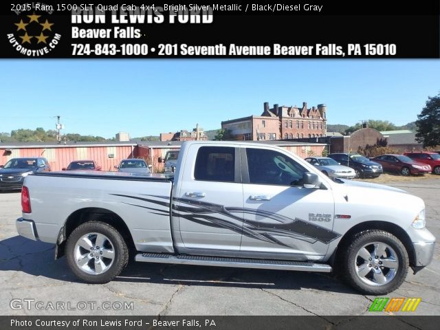 2015 Ram 1500 SLT Quad Cab 4x4 in Bright Silver Metallic