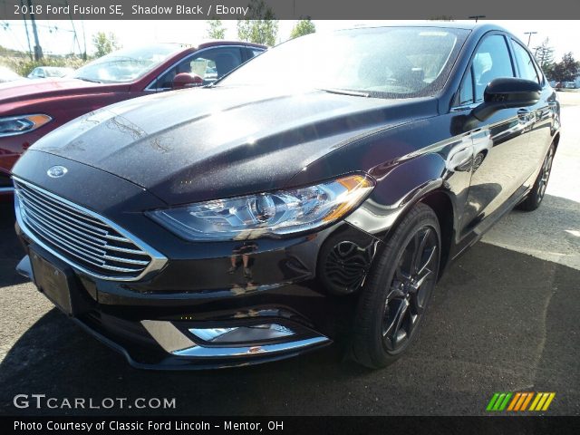 2018 Ford Fusion SE in Shadow Black