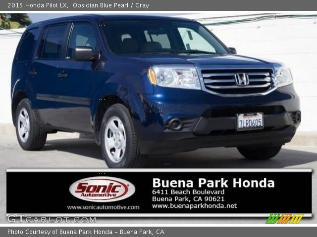 2015 Honda Pilot LX in Obsidian Blue Pearl