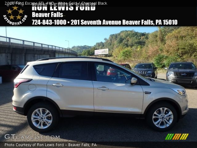 2018 Ford Escape SEL 4WD in White Gold