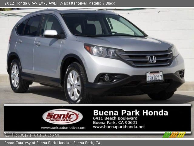 2012 Honda CR-V EX-L 4WD in Alabaster Silver Metallic