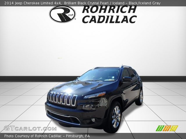 2014 Jeep Cherokee Limited 4x4 in Brilliant Black Crystal Pearl