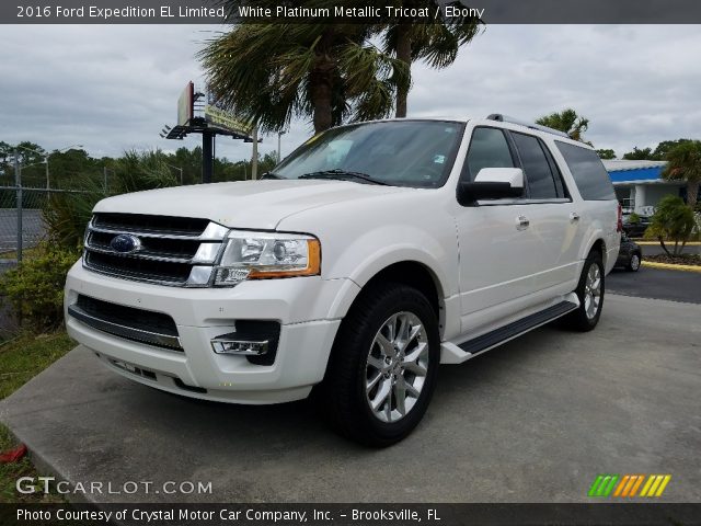 2016 Ford Expedition EL Limited in White Platinum Metallic Tricoat