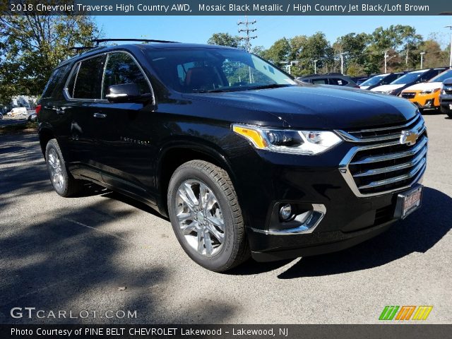 2018 Chevrolet Traverse High Country AWD in Mosaic Black Metallic
