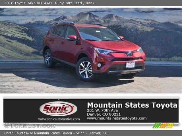 2018 Toyota RAV4 XLE AWD in Ruby Flare Pearl