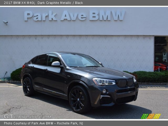 2017 BMW X4 M40i in Dark Graphite Metallic