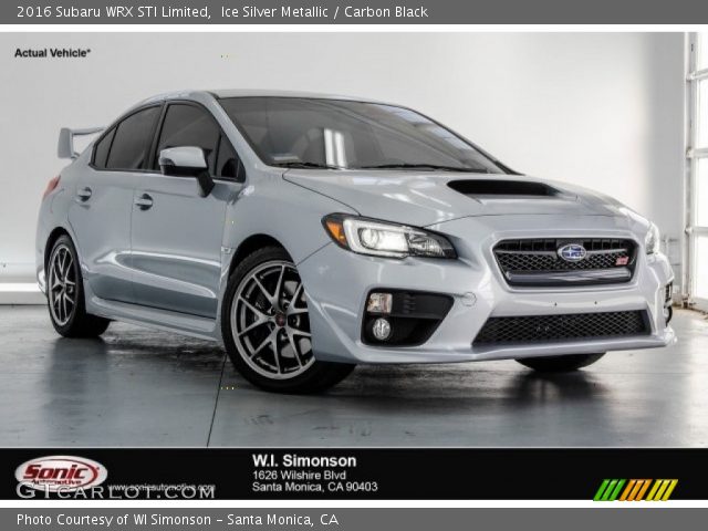 2016 Subaru WRX STI Limited in Ice Silver Metallic