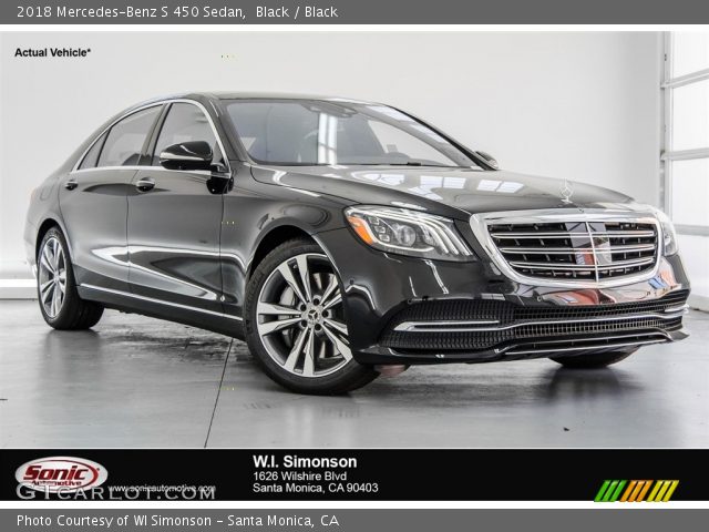 2018 Mercedes-Benz S 450 Sedan in Black
