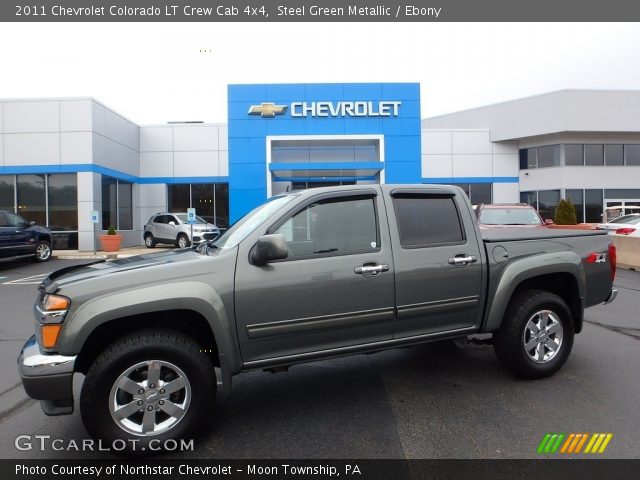 2011 Chevrolet Colorado LT Crew Cab 4x4 in Steel Green Metallic