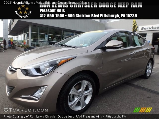 2016 Hyundai Elantra Value Edition in Desert Bronze