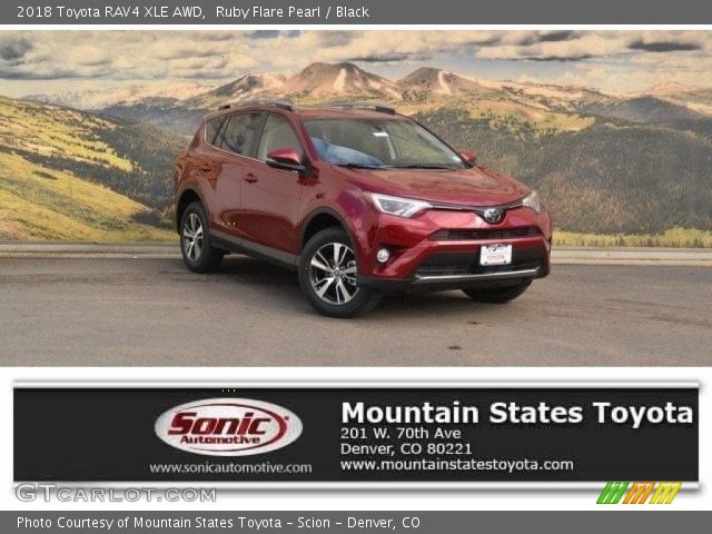 2018 Toyota RAV4 XLE AWD in Ruby Flare Pearl