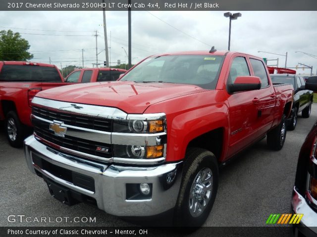 2017 Chevrolet Silverado 2500HD LT Crew Cab 4x4 in Red Hot