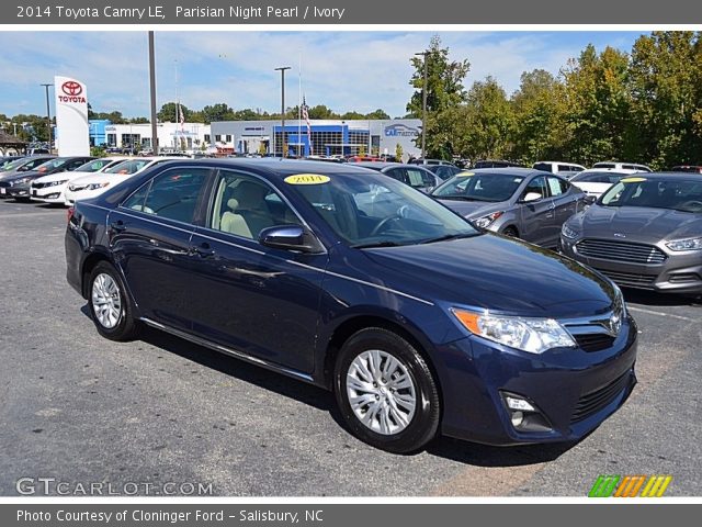 2014 Toyota Camry LE in Parisian Night Pearl