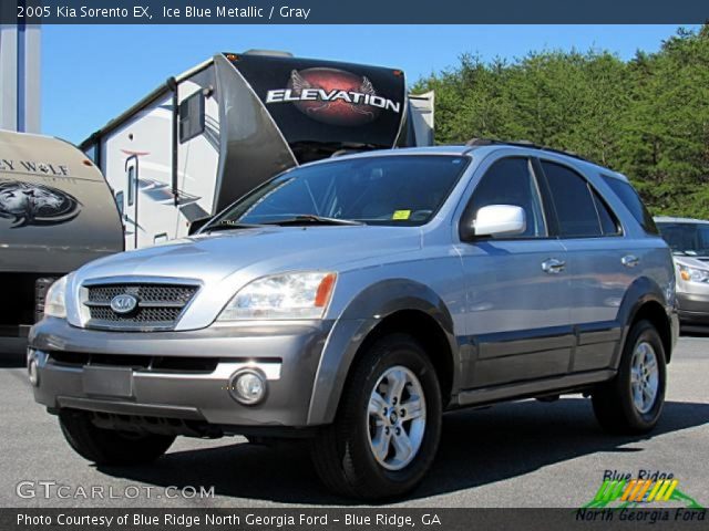 2005 Kia Sorento EX in Ice Blue Metallic