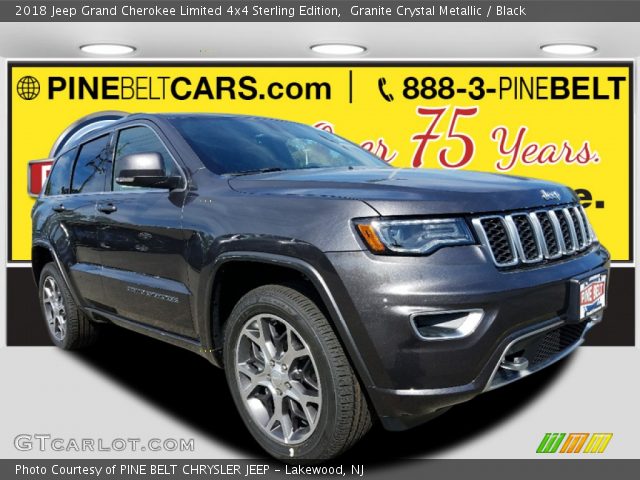 2018 Jeep Grand Cherokee Limited 4x4 Sterling Edition in Granite Crystal Metallic