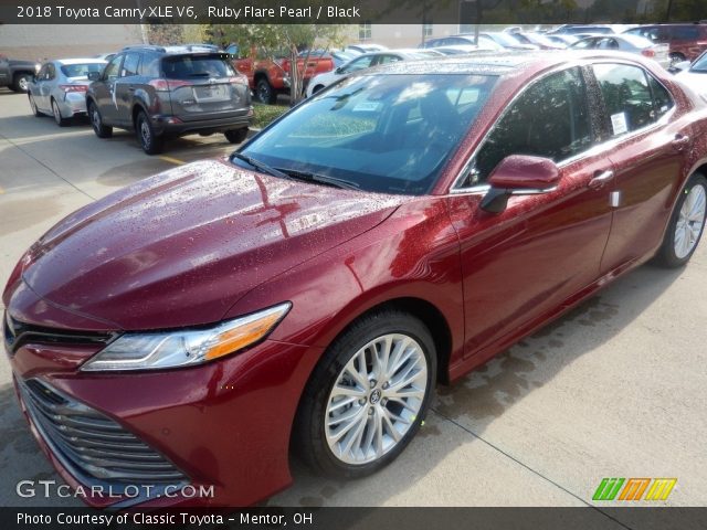 2018 Toyota Camry XLE V6 in Ruby Flare Pearl