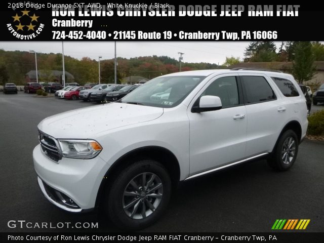 2018 Dodge Durango SXT AWD in White Knuckle