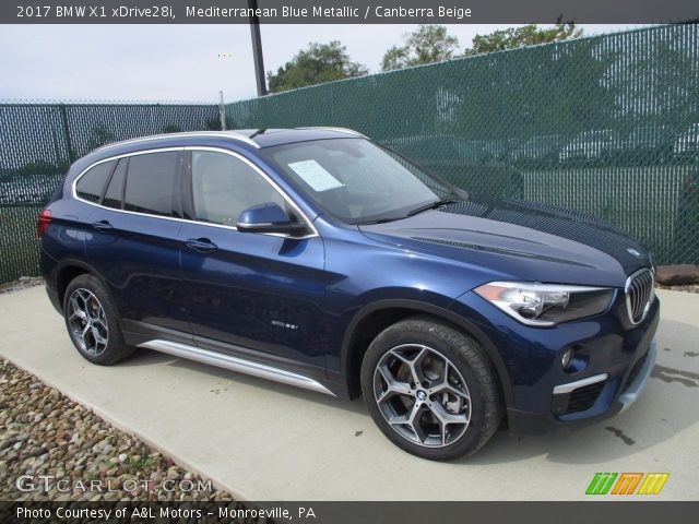 2017 BMW X1 xDrive28i in Mediterranean Blue Metallic