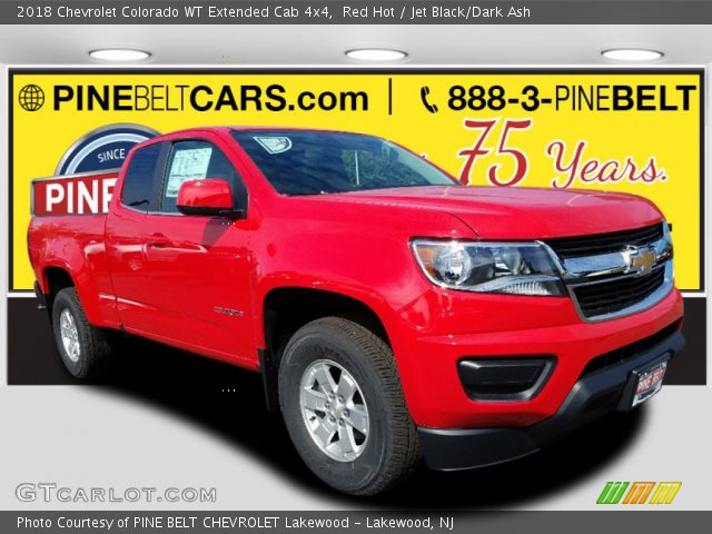 2018 Chevrolet Colorado WT Extended Cab 4x4 in Red Hot